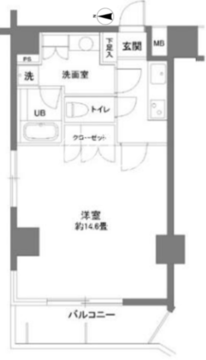 カスタリア大塚2 601 間取り図