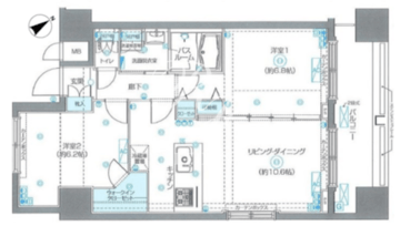 ズーム池尻大橋 1101 間取り図