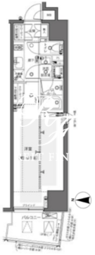 ズーム都庁前 805 間取り図