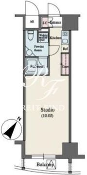 ＭＦＰＲ代々木タワー 504 間取り図