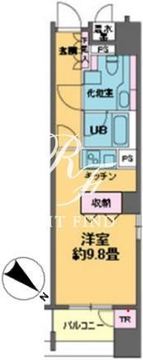 カスタリア銀座3 903 間取り図
