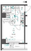 クオリタス押上 601 間取り図