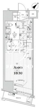 リテラス渋谷笹塚 501 間取り図