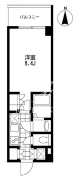 プライマル錦糸町 504 間取り図