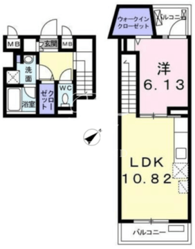 シュトラーレ四番町 401 間取り図