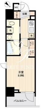 アジールコート雪が谷大塚 1303 間取り図