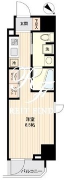 アジールコート雪が谷大塚 401 間取り図
