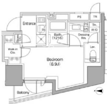 ザ・パークハビオ南大井 501 間取り図