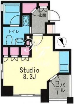 プライムアーバン恵比寿2 503 間取り図