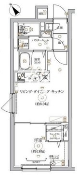 リルシア大塚 301 間取り図