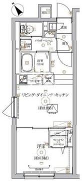 リルシア大塚 101 間取り図