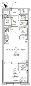 リルシア大塚 102 間取り図