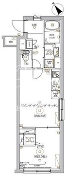 リルシア大塚 105 間取り図