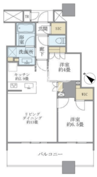 ブリリア有明スカイタワー 3020 間取り図