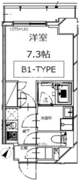 エスレジデンス月島 502 間取り図