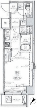ディアレイシャス押上桜橋 201 間取り図
