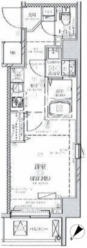 ディアレイシャス押上桜橋 301 間取り図