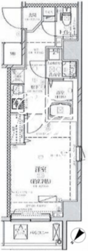 ディアレイシャス押上桜橋 501 間取り図