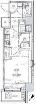ディアレイシャス押上桜橋 701 間取り図