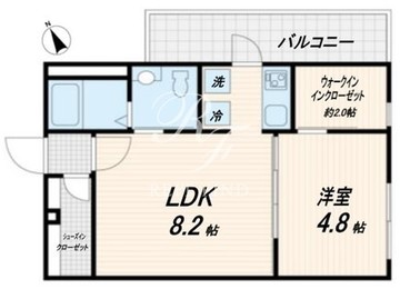 エストゥルースプラス大森 501 間取り図