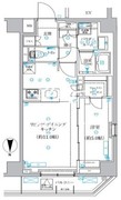 クオリタス本所吾妻橋 301 間取り図
