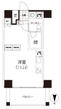 クイズ恵比寿 707 間取り図