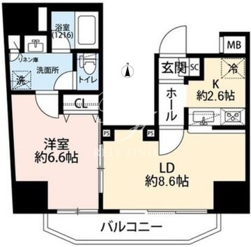 プレール・ドゥーク元浅草 502 間取り図