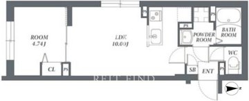 エルファーロ代々木上原2 101 間取り図