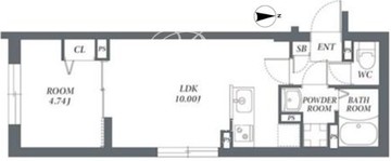 エルファーロ代々木上原2 104 間取り図