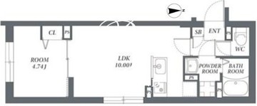 エルファーロ代々木上原2 306 間取り図