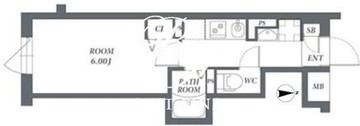エルファーロ代々木上原2 302 間取り図