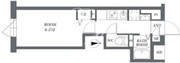 エルファーロ代々木上原2 204 間取り図