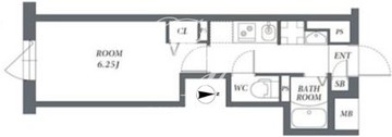 エルファーロ代々木上原2 204 間取り図