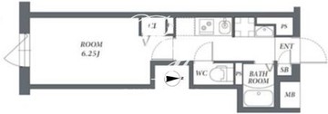 エルファーロ代々木上原2 304 間取り図