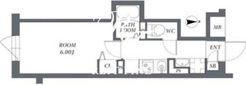 エルファーロ代々木上原2 305 間取り図