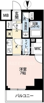 プレール・ドゥーク菊川駅前 602 間取り図