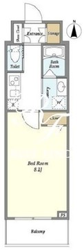 リテラス上野入谷 902 間取り図