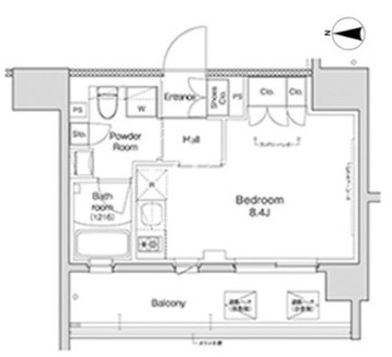プラウドフラット日暮里 903 間取り図