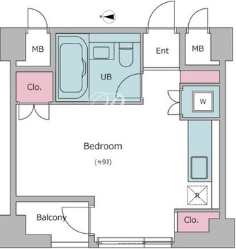 レジディア自由が丘2 403 間取り図