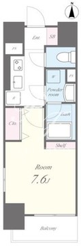 コンフォレスト中延 301 間取り図