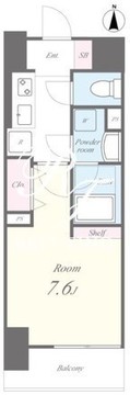 コンフォレスト中延 902 間取り図