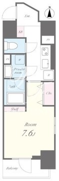 コンフォレスト中延 304 間取り図