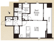 ラクラス浅草蔵前 403 間取り図