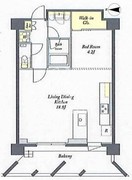 プライムメゾン浅草イースト 502 間取り図