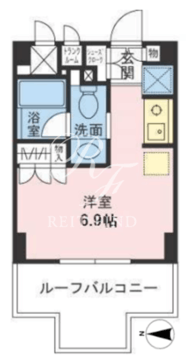 ザパームス両国 705 間取り図