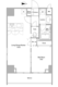 アスール北上野 904 間取り図
