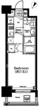 コンフォリア三田イースト 502 間取り図