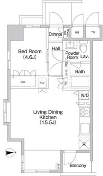 プライムアーバン池袋 1305 間取り図