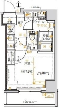アルテシモリーガ 402 間取り図