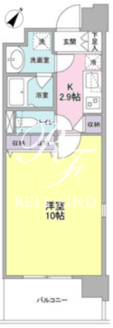 プロスペクト東雲橋 208 間取り図